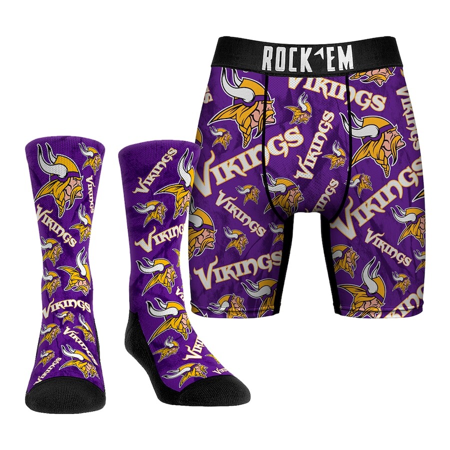

Носки Rock Em Socks Minnesota Vikings
