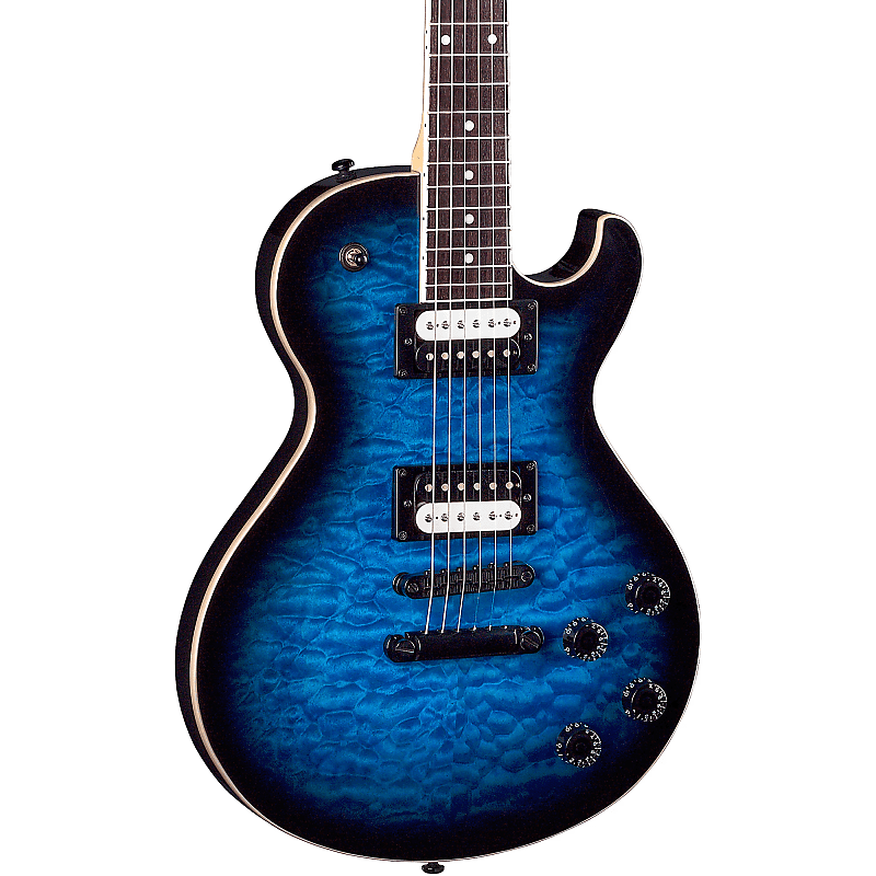 Электрогитара Dean Thoroughbred X Quilt Maple Electric Guitar - Transparent Blue Burst