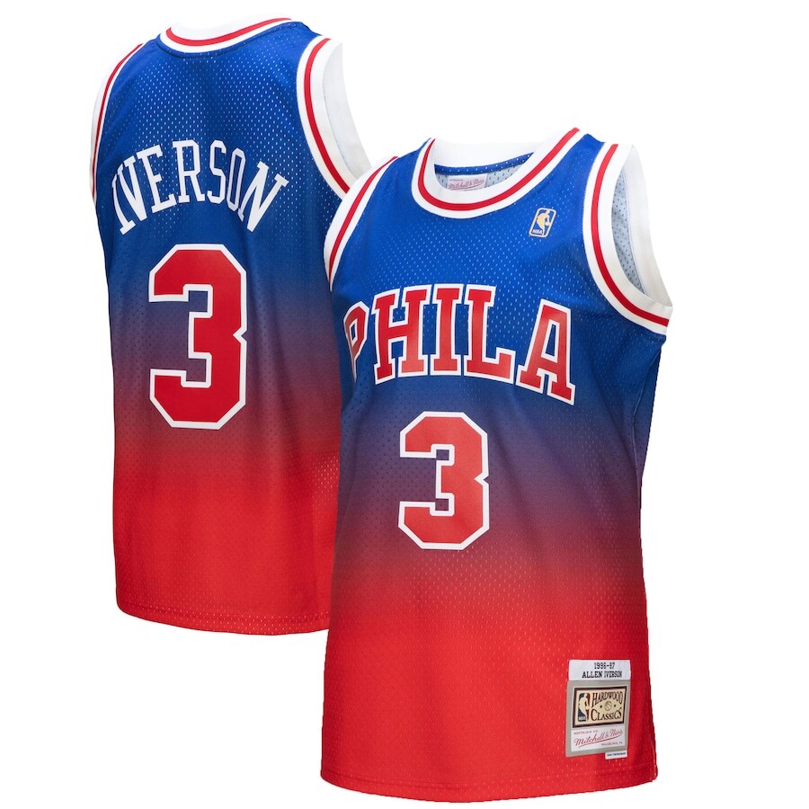 

Джерси Mitchell & Ness Philadelphia 76Ers, красный