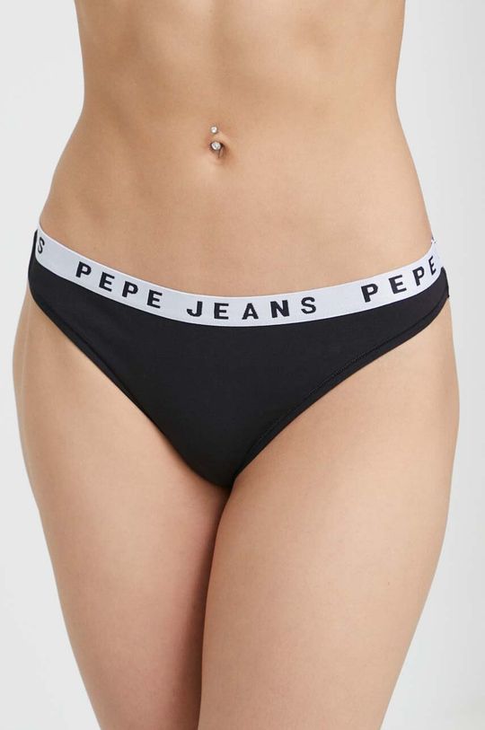 Шлепки Pepe Jeans, черный