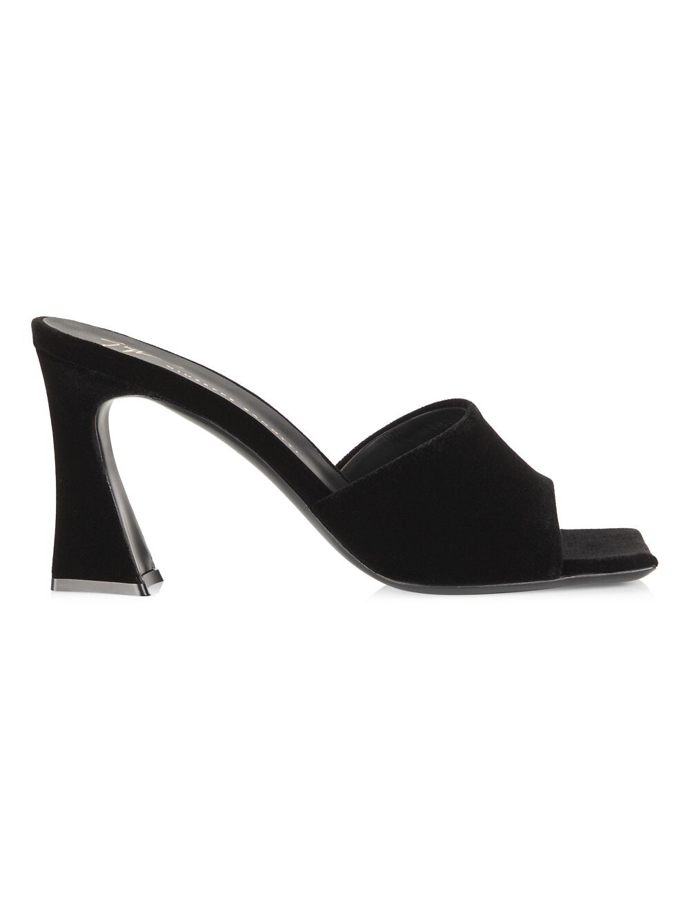 

Скульптурные замшевые сандалии 85MM Giuseppe Zanotti, неро