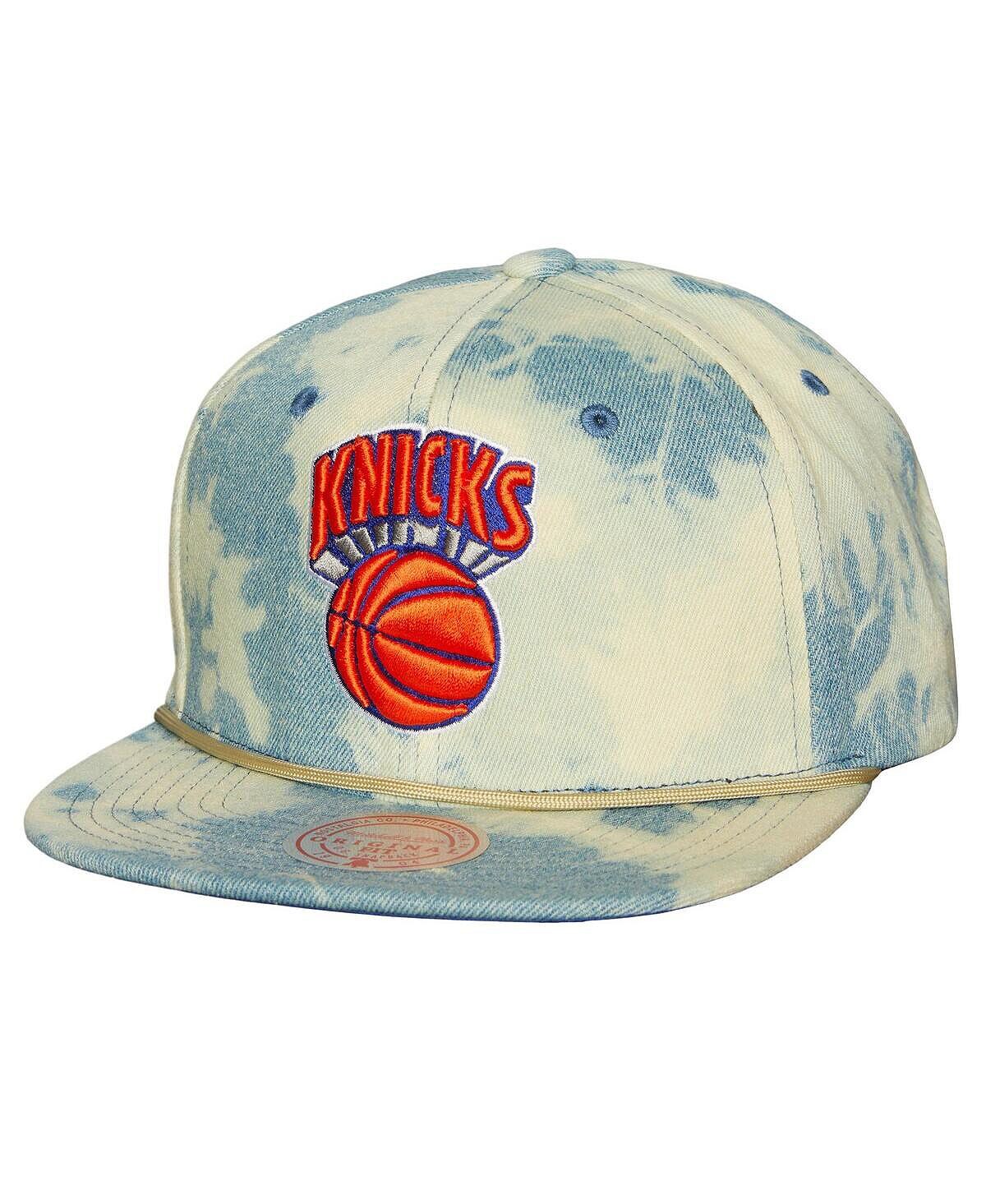 

Мужская джинсовая кепка New York Knicks Acid Wash Snapback Mitchell & Ness