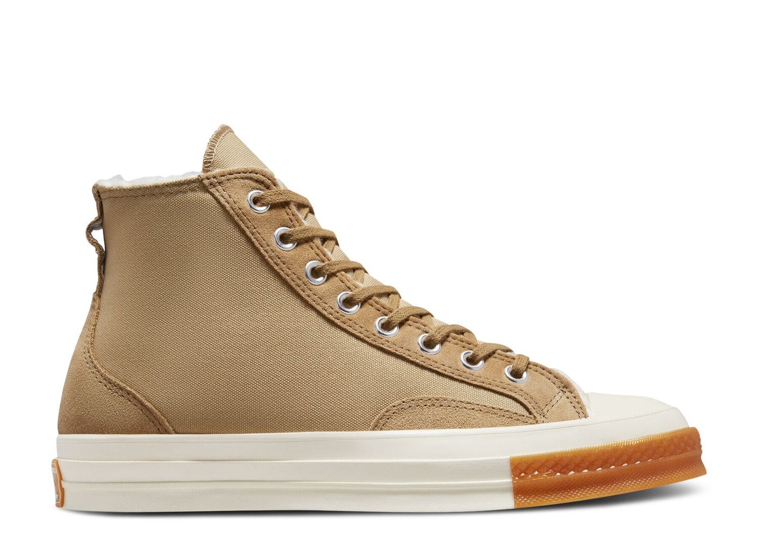 

Кроссовки Converse Chuck 70 High 'Lined Colorblock - Nomad Khaki Gum', коричневый