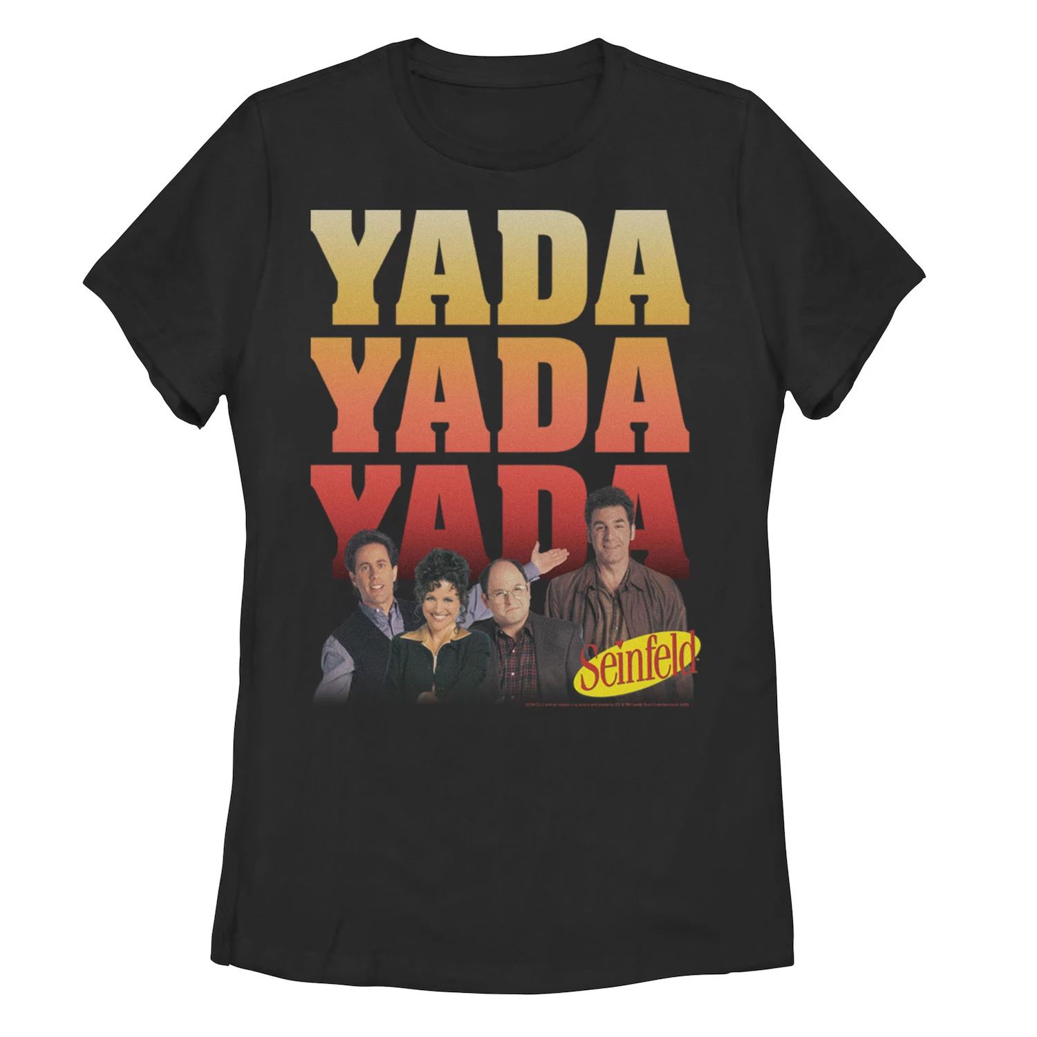 Юниорская литая футболка Seinfeld Yada Yada Yada Group Licensed Character предохранитель nord yada fj10 50a 901795