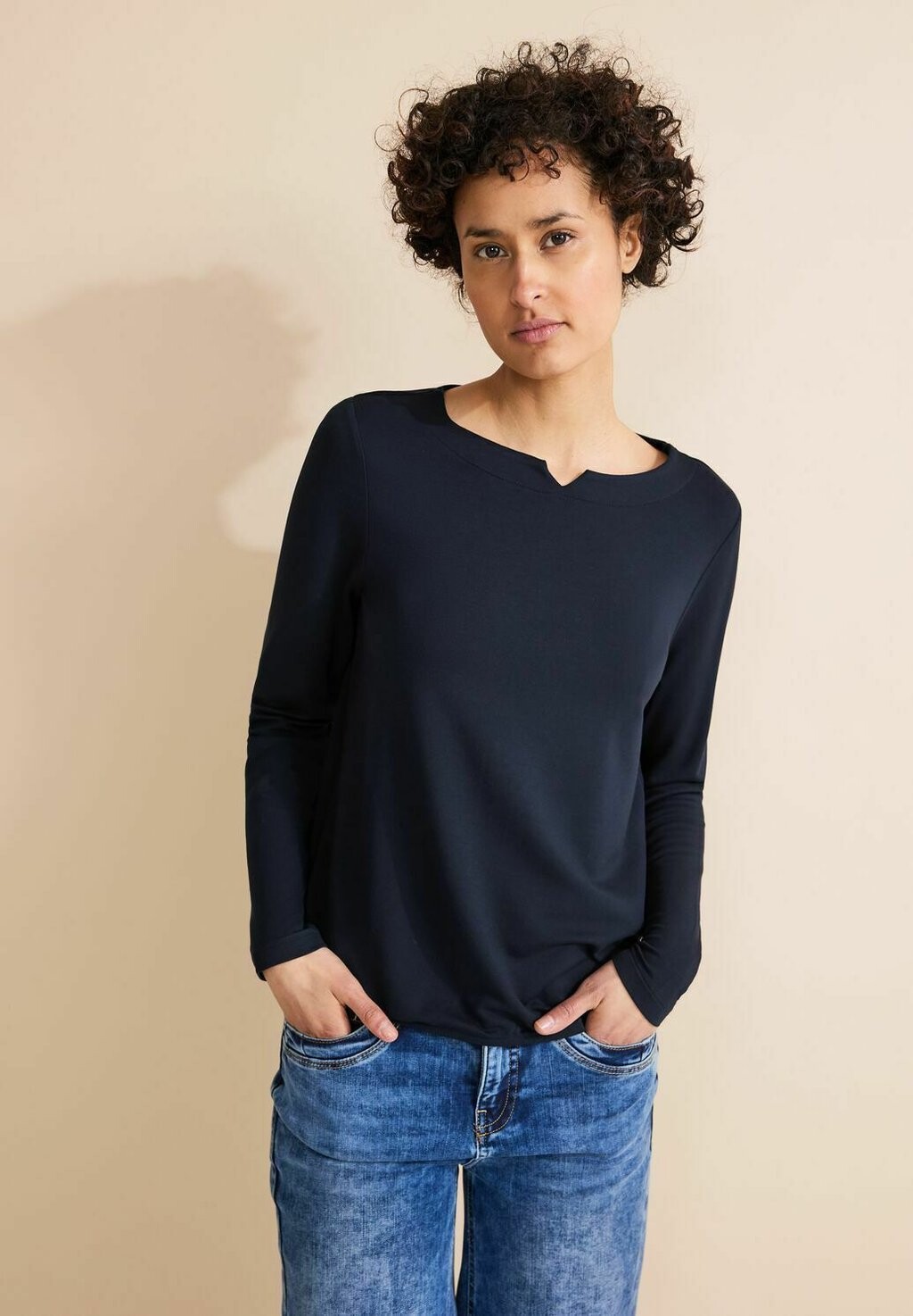 

Рубашка с длинным рукавом BASIC Street One, цвет blau
