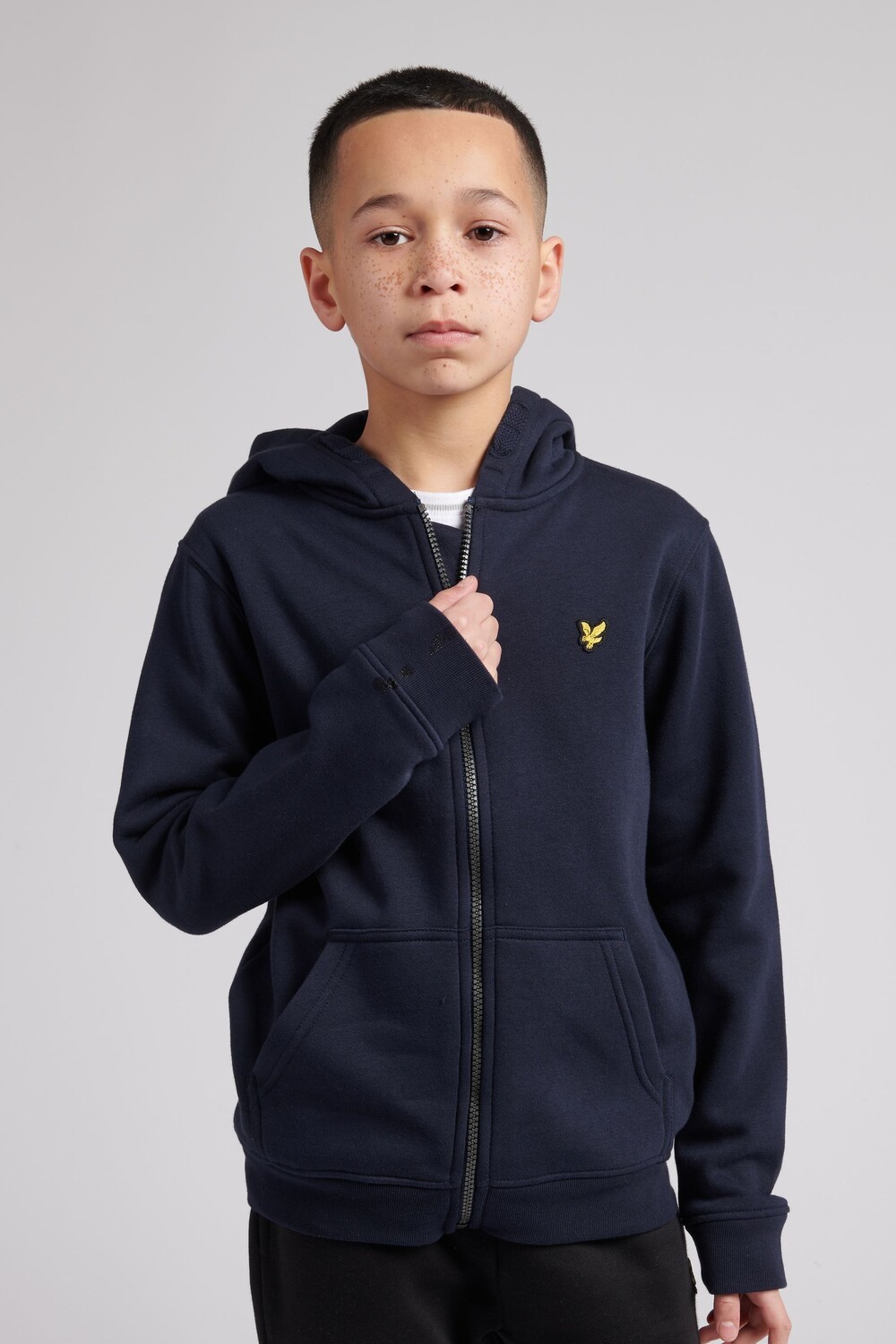 

Синяя толстовка Classic на молнии Lyle & Scott, синий