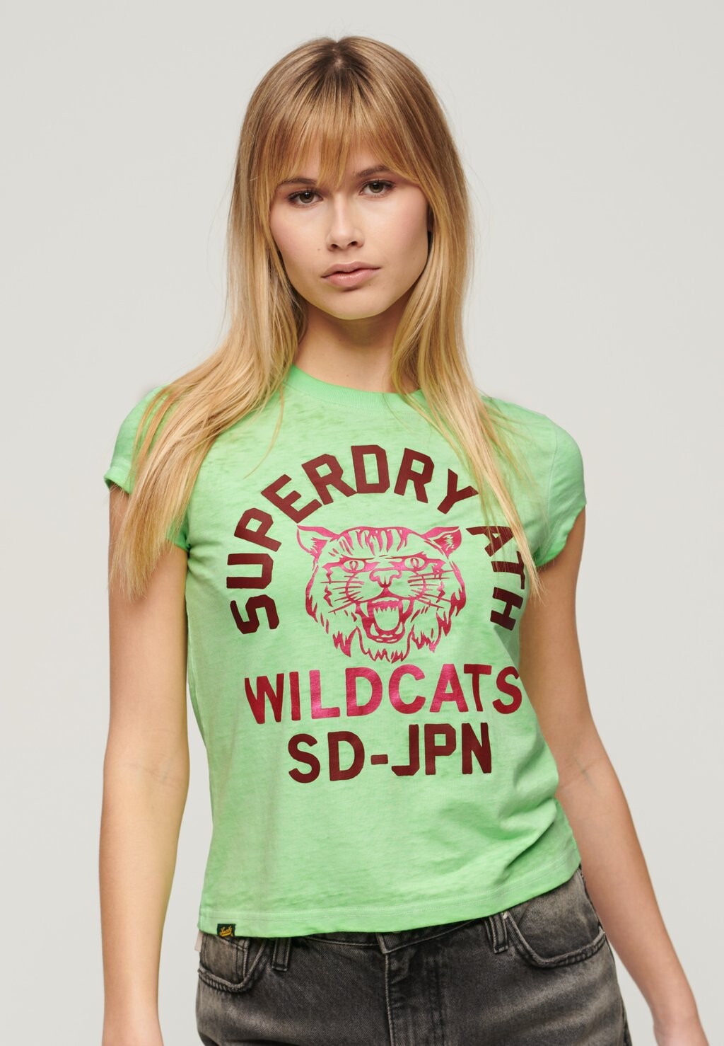 

Футболка с принтом VARSITY Superdry, зеленый