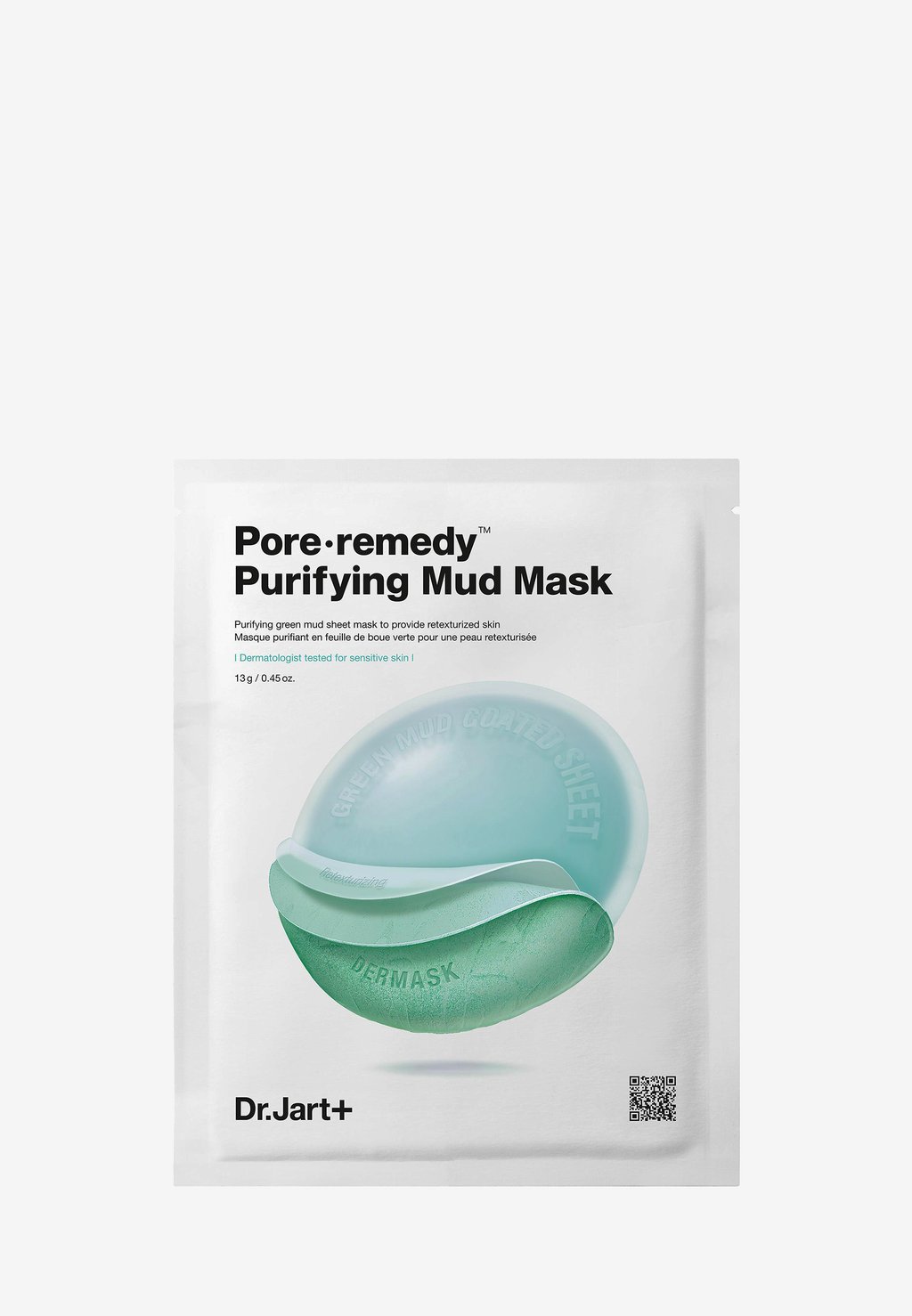Маска для лица Dermask Pore Remedy Purifying Mud Mask Dr. Jart+, цвет transparent набор масок для лица dr jart обновляющая маска для лица с зеленой глиной dermask pore∙remedy purifuing mud mask