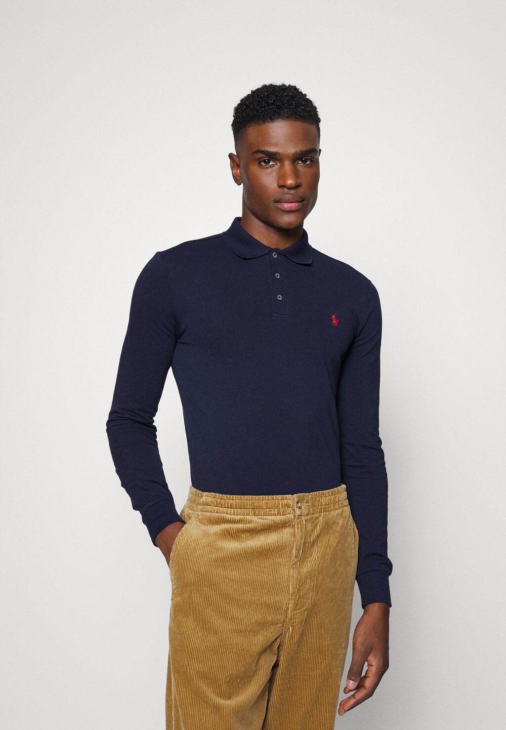 

Рубашка-поло С ДЛИННЫМ РУКАВОМ Polo Ralph Lauren, темно-синий французский цвет