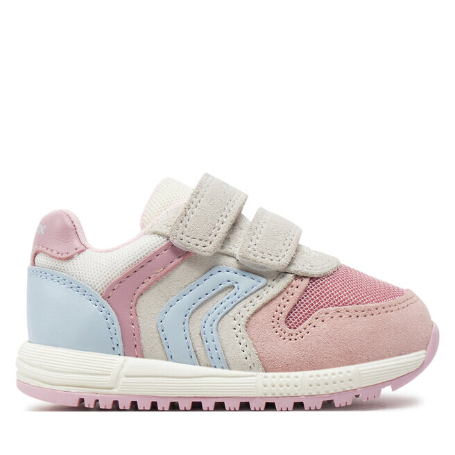 

Кроссовки Geox B Alben Girl B453ZA 02214 C0674 M White/Rose, белый