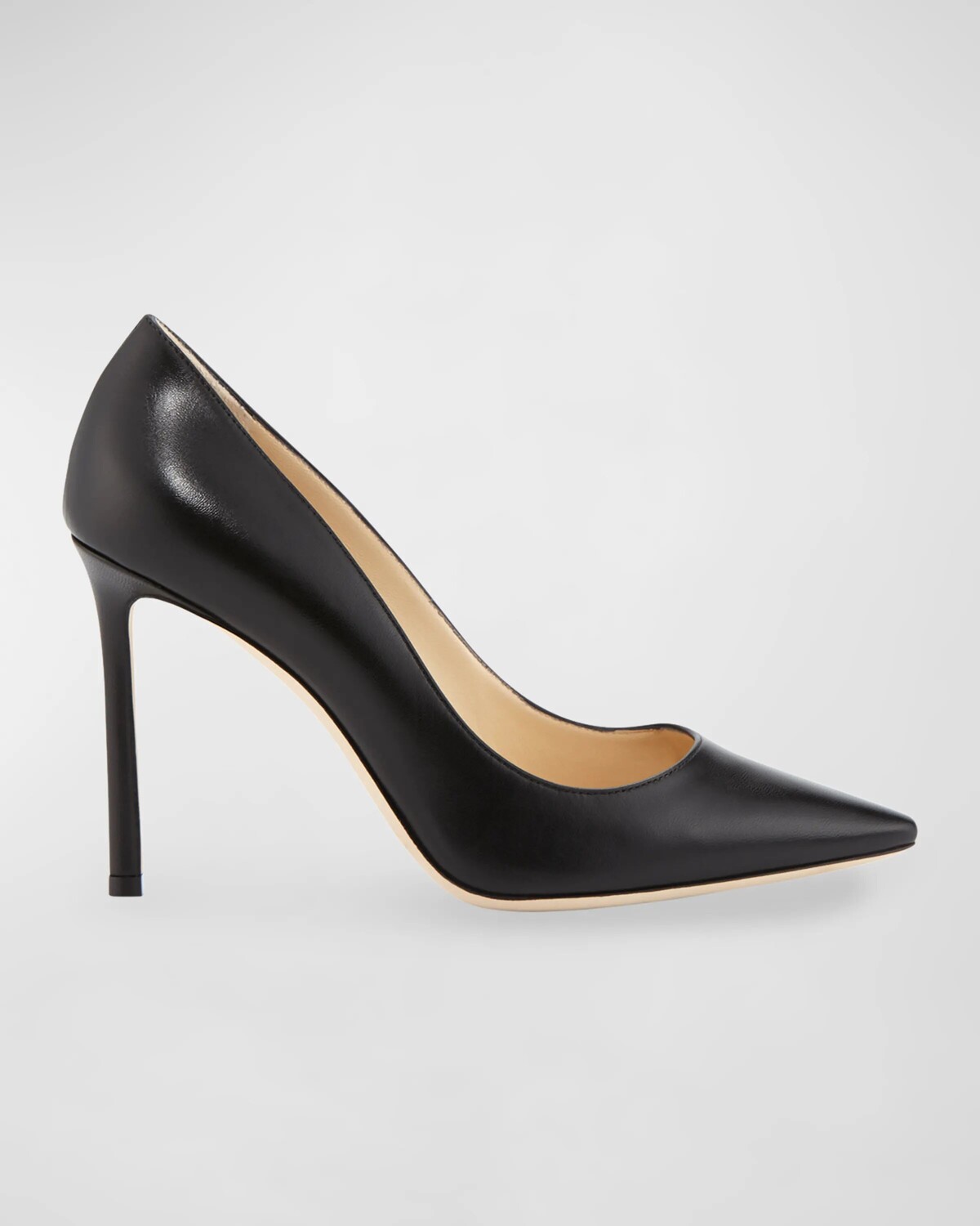 

Кожаные туфли Romy на высоком каблуке 100 мм Jimmy Choo, цвет Black