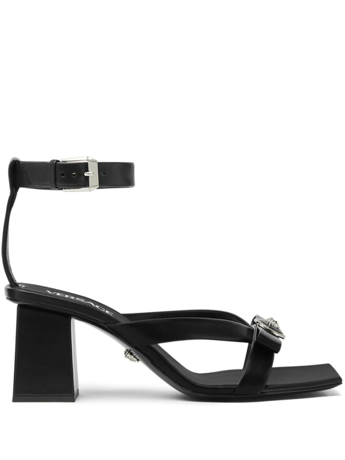 

Versace сандалии с декором Medusa, черный