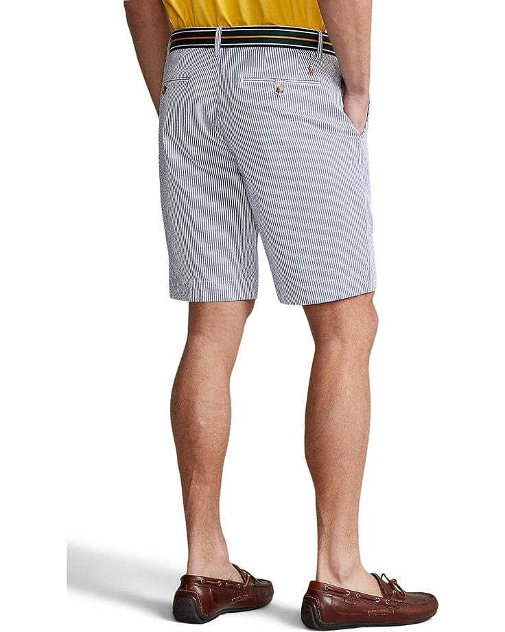 

Шорты Polo Ralph Lauren 9.25-Inch Stretch Classic Fit Seersucker Shorts, синий