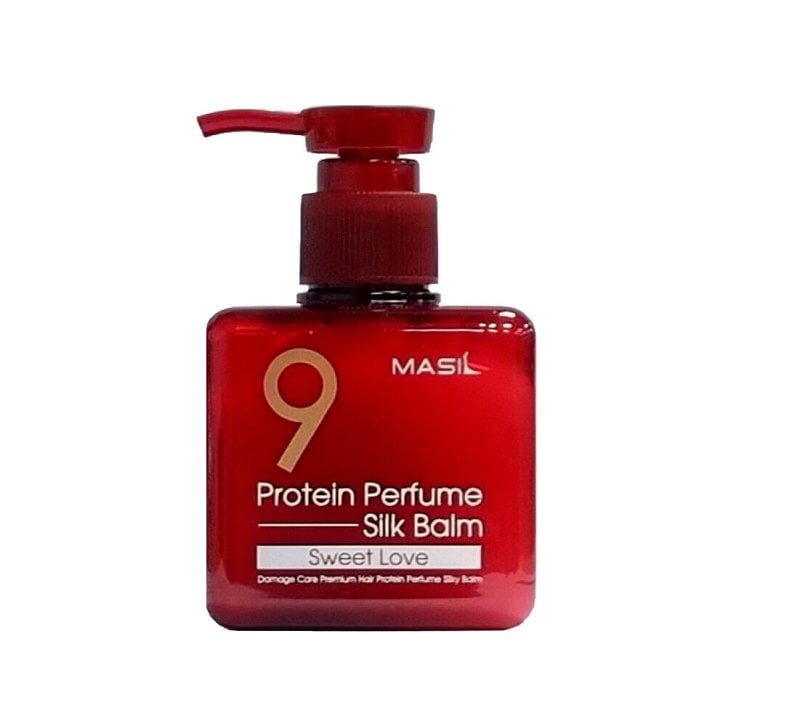 

MASIL 9 Protein Perfume Silk Balm Sweet Love, Протеиновый бальзам для волос против термического повреждения, 180мл