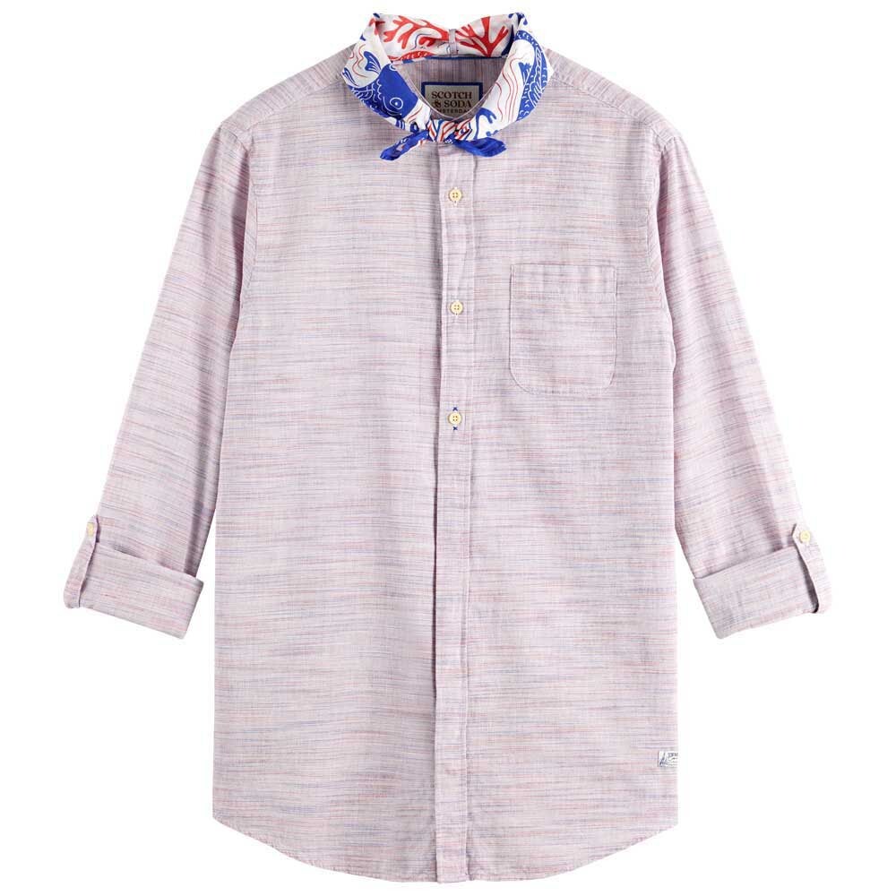 

Рубашка с длинным рукавом Scotch & Soda Two Tone, фиолетовый