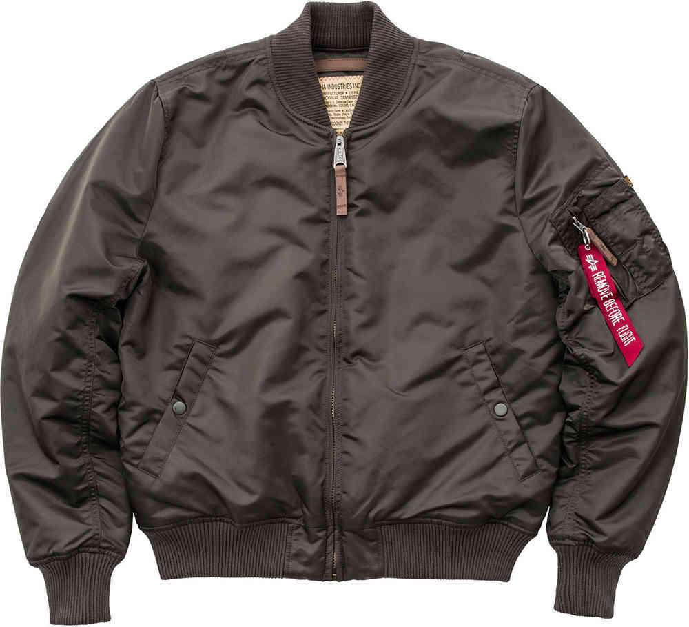 мужская куртка бомбер alpha industries ma 1 slim fit оливковый размер l Куртка MA-1 VF 59 Alpha Industries, коричневый