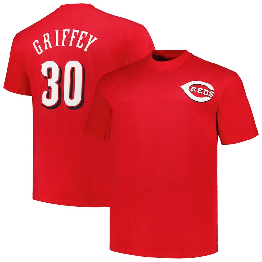 

Футболка с именем и номером Profile Cincinnati Reds, красный