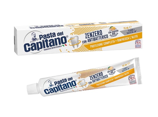 Антибактериальная зубная паста, имбирь, 75 мл Del Capitano Zenzero Toothpaste, Pasta del Capitano pasta del capitano plaques