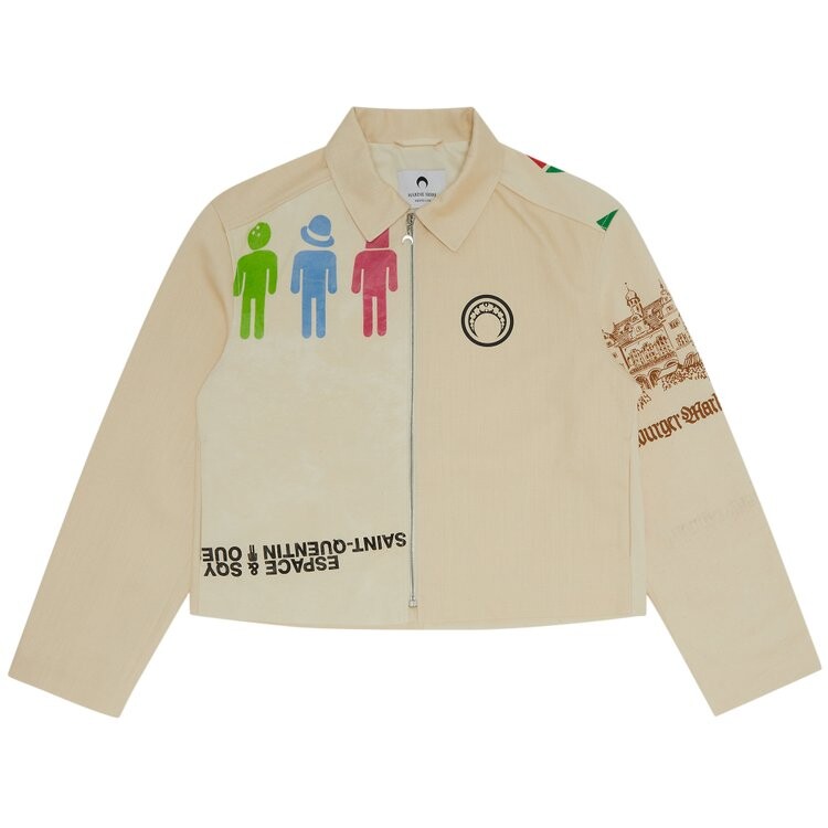 

Куртка Marine Serre Regenerated Tote Bags Harrington 'Multicolor', разноцветный