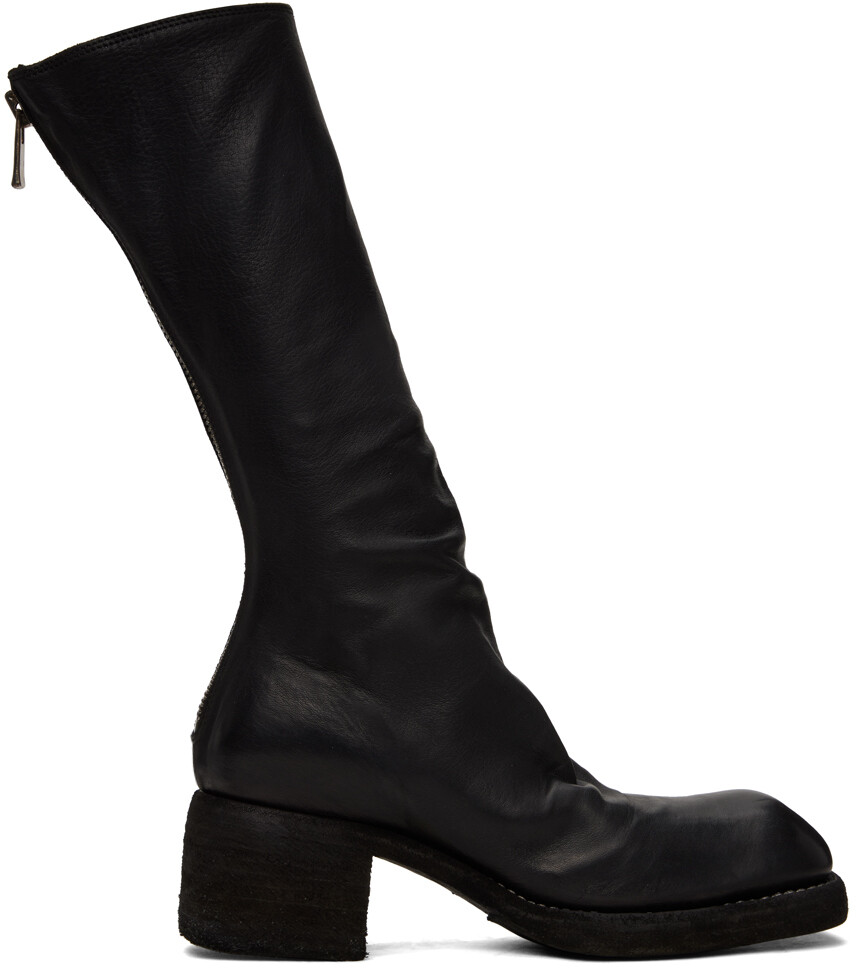

Черные стандартные ботинки 9089 Guidi