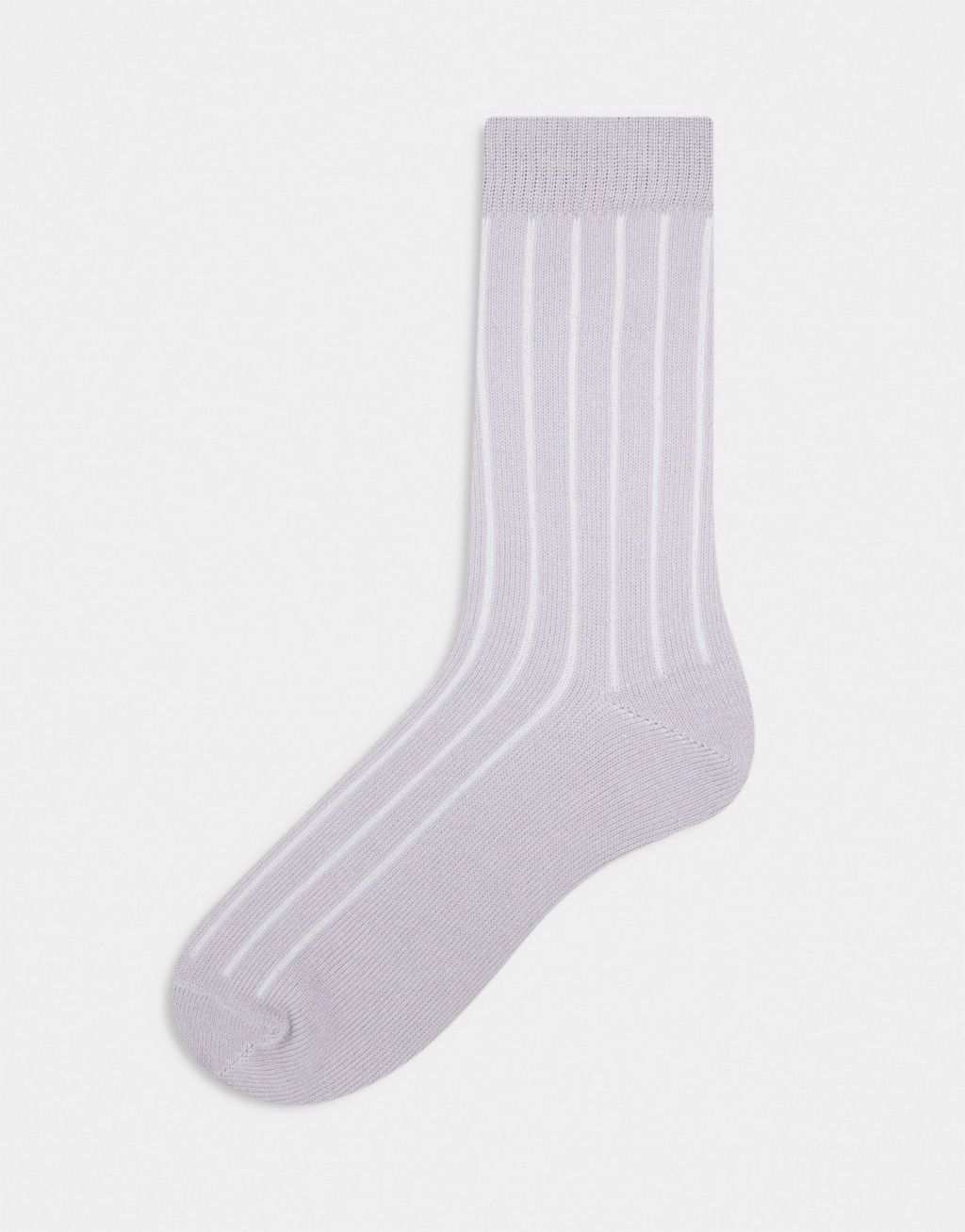 Серые носки в рубчик ASOS DESIGN цена и фото