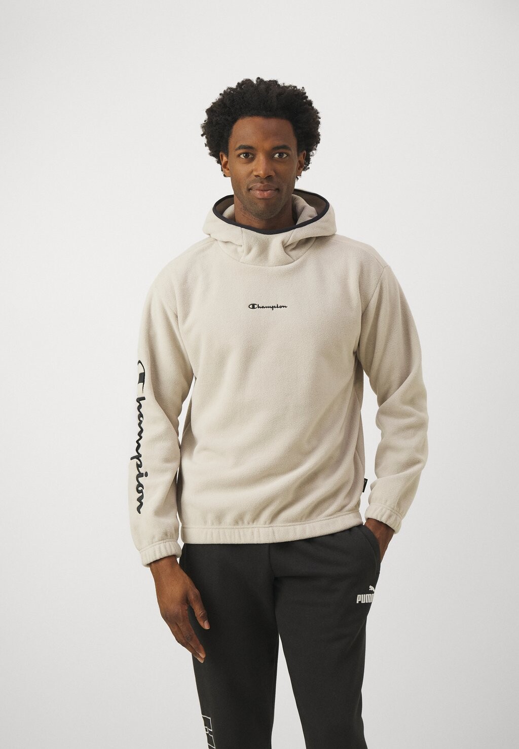 

Флисовый джемпер Champion OUTDOOR HOODED, бежевый