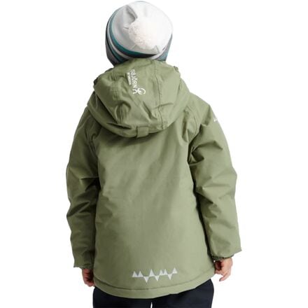 цена Зимняя куртка для вертолета – детская Isbjorn of Sweden, зеленый