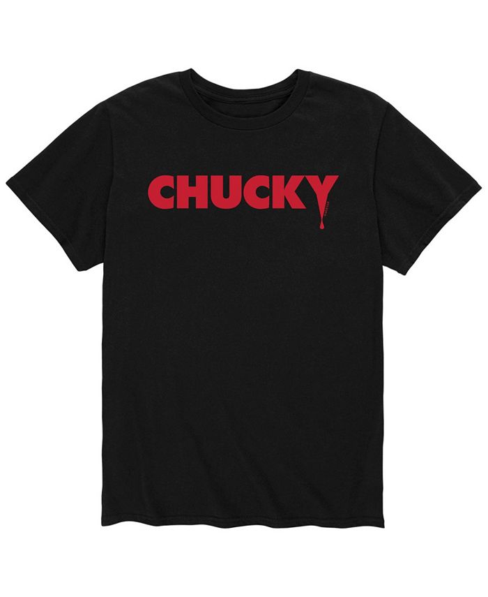 Мужская футболка с логотипом Chucky AIRWAVES, черный мужская футболка chucky here’s chucky airwaves белый