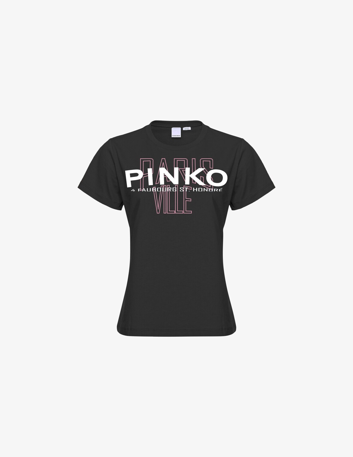 

Футболка Quentin с заклепками Pinko, черный