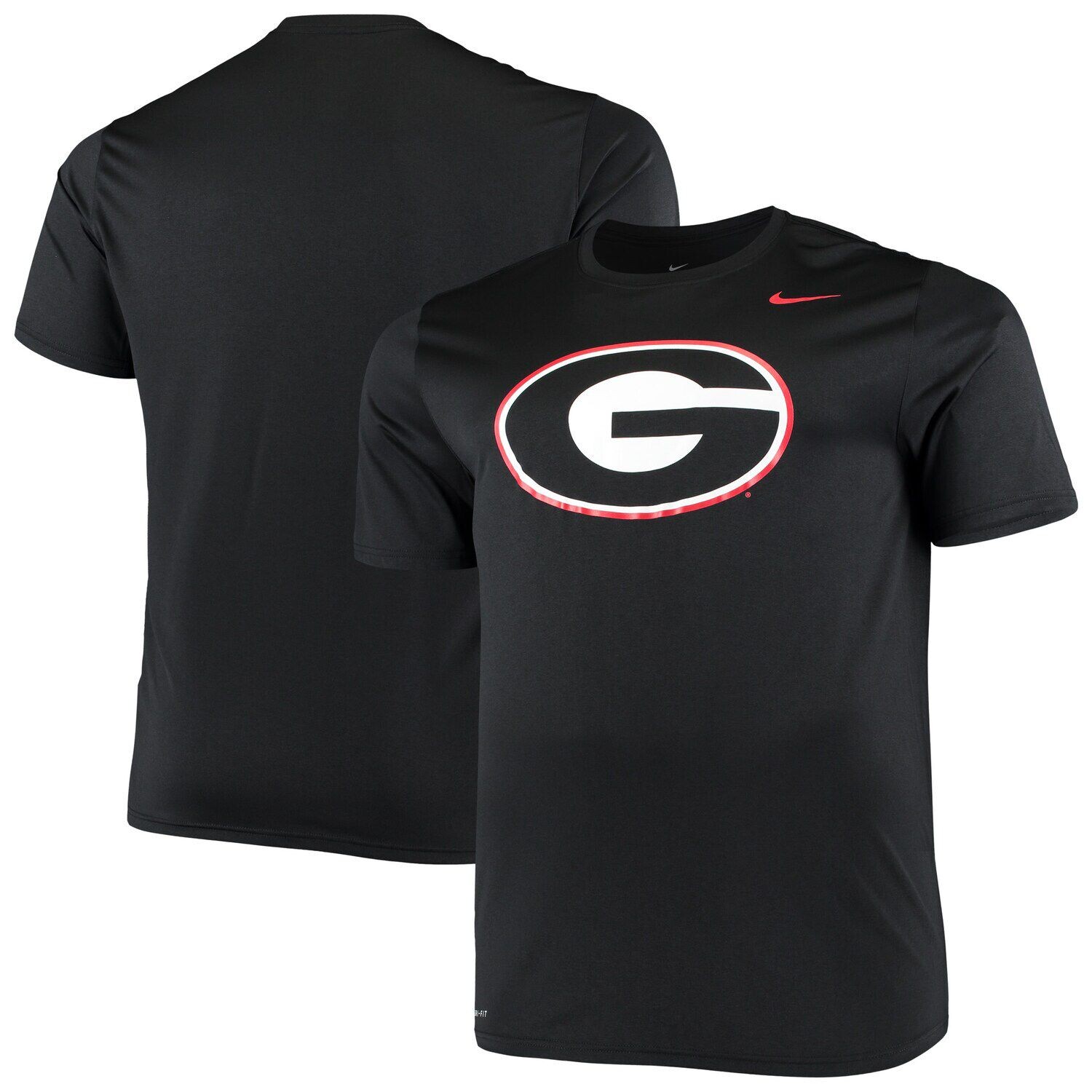 

Мужская черная футболка с логотипом Georgia Bulldogs Big & Tall Legend Primary Nike