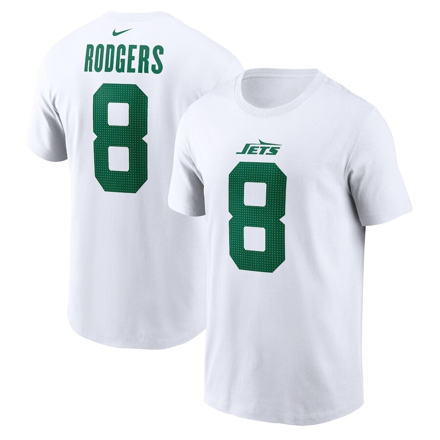 

Футболка с именем и номером Nike New York Jets, белый