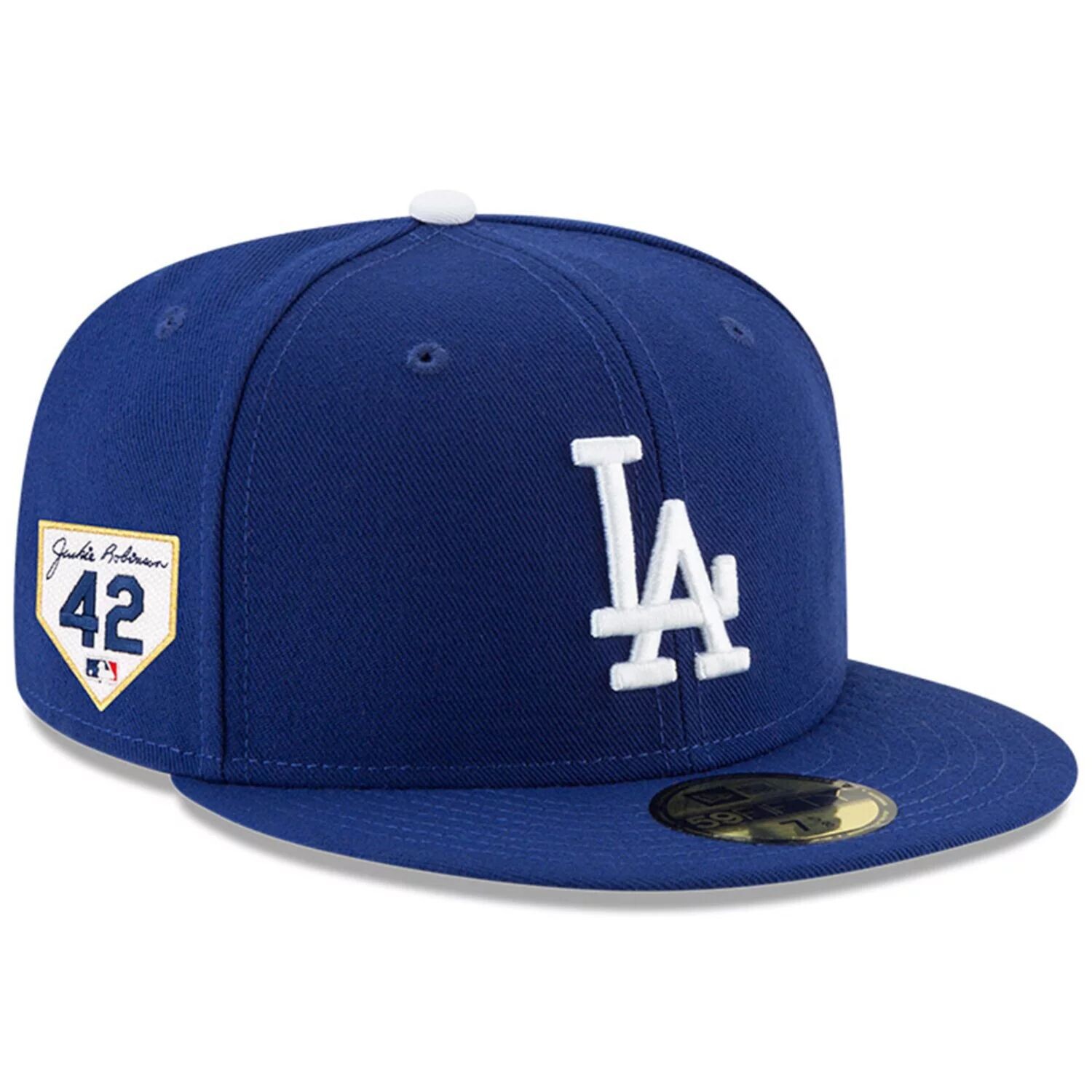 

Мужская облегающая шляпа New Era Royal Los Angeles Dodgers 2023 Jackie Robinson Day 59FIFTY