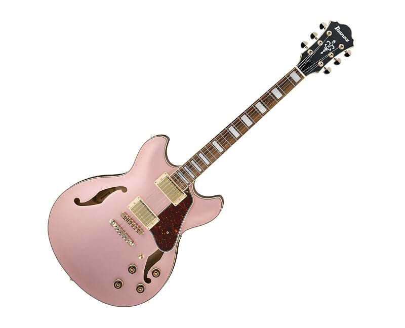 

Электрогитара Ibanez AS73GRGF AS Artcore Semi-Hollow Guitar - Rose Gold Metallic Flat