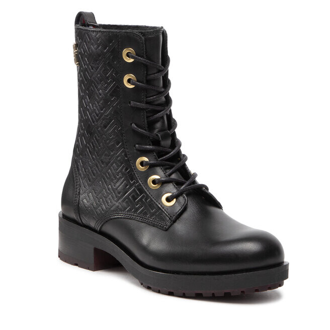 

Ботинки Tommy Hilfiger ThMonogram Biker, черный