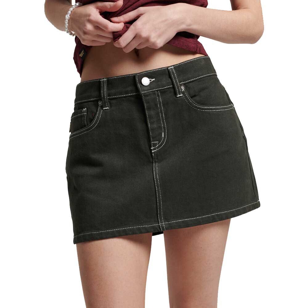 

Короткая юбка Superdry Workwear Mini, зеленый