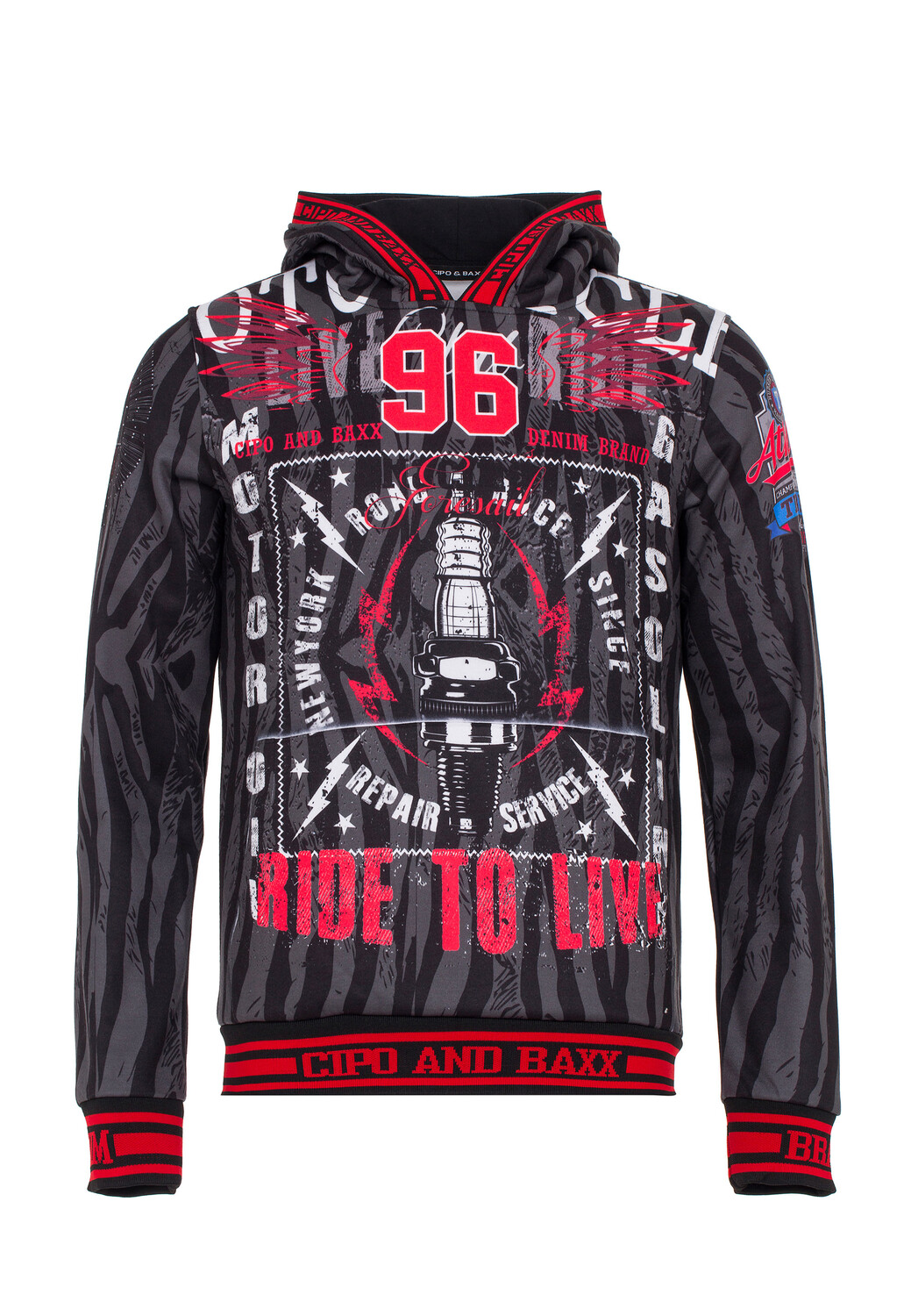 

Толстовка Cipo & Baxx Hoodie, черный