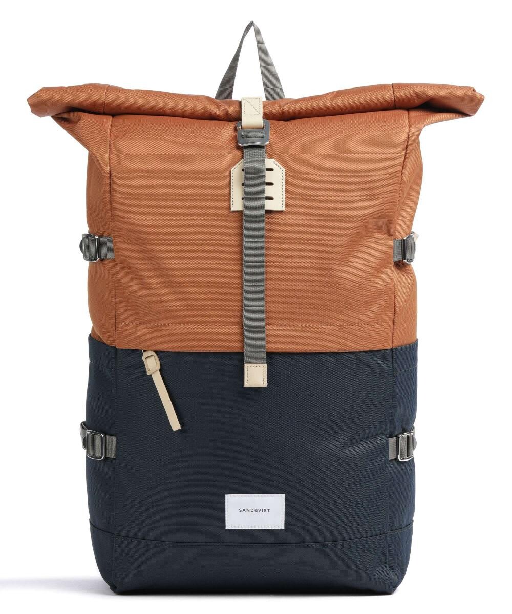 Рюкзак Urban Outdoor Bernt Rolltop 13 дюймов из переработанного полиэстера рипстоп Sandqvist, коричневый