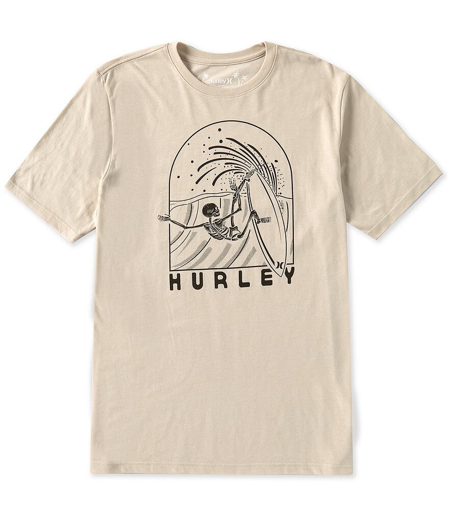 

Футболка Hurley с короткими рукавами Everday Laid To Rest, бежевый