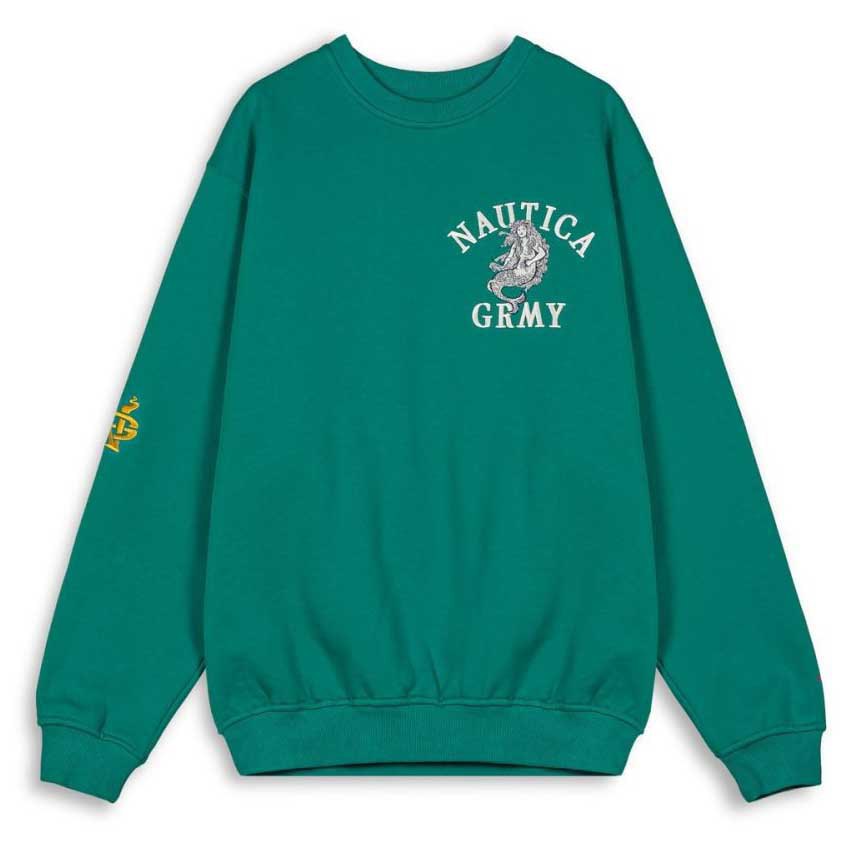 

Толстовка Grimey Mighty Harmonist Nautica Vintage, зеленый