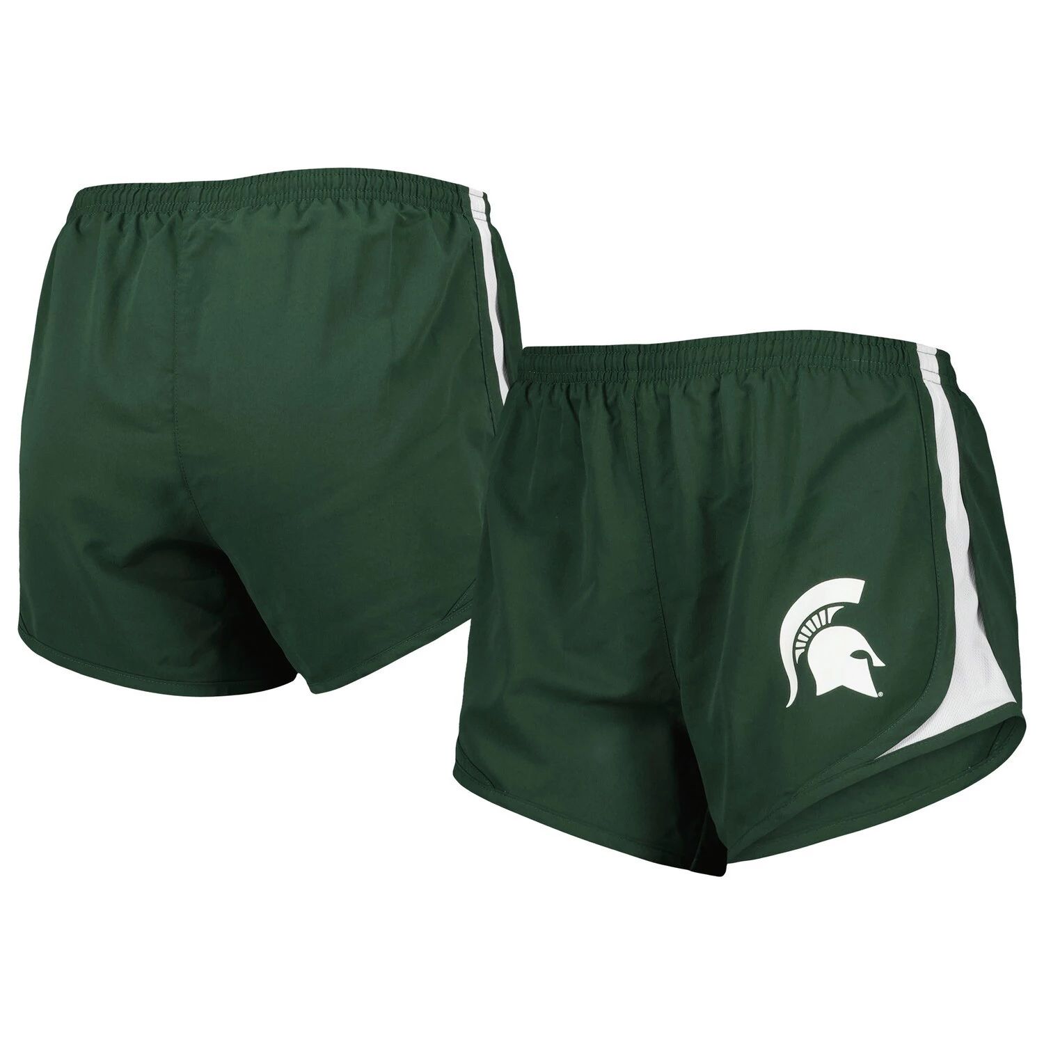 

Женские зеленые спортивные шорты Michigan State Spartans