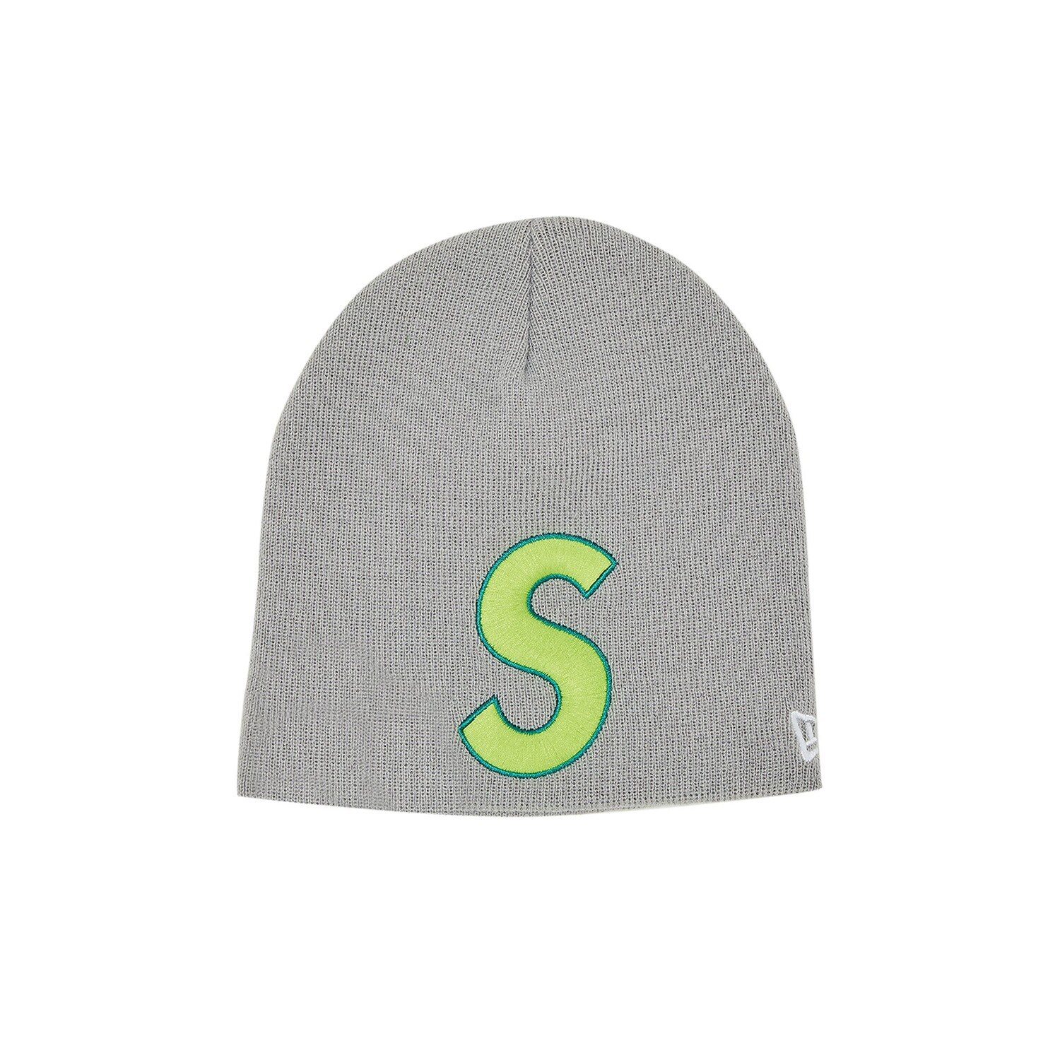 

Шапка-бини с логотипом Supreme x New Era S, цвет Серый