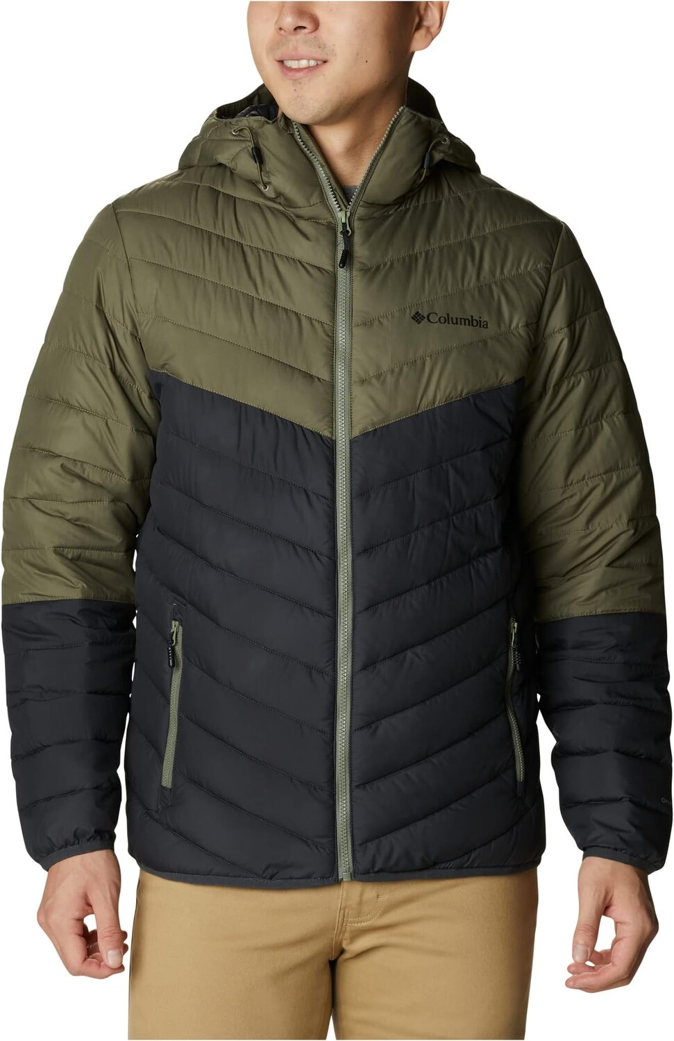 

Куртка с капюшоном Eddie Gorge Columbia, цвет Shark/Stone Green