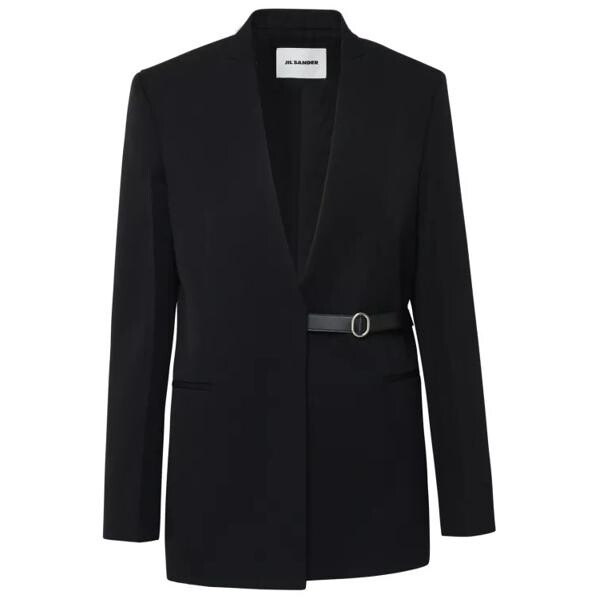 

Куртка wool jacket Jil Sander, черный