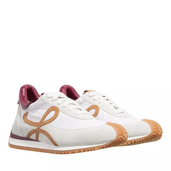 

Кроссовки flow runner nylon and suede white / Loewe, бежевый