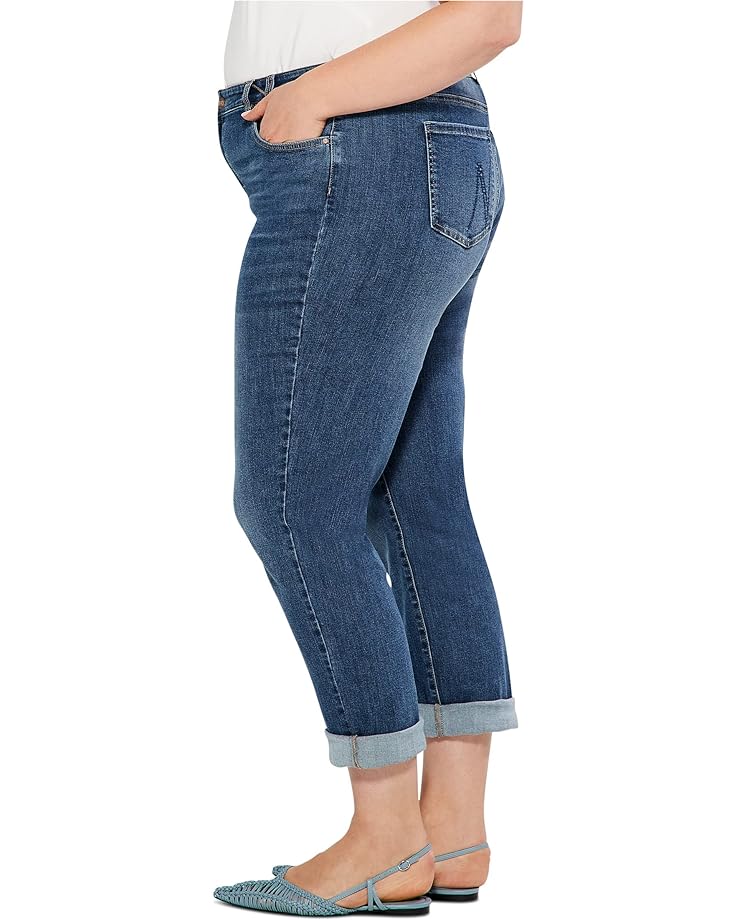 

Джинсы NIC+ZOE Plus Size Mid-Rise Girlfriend Jeans, цвет Atlantic