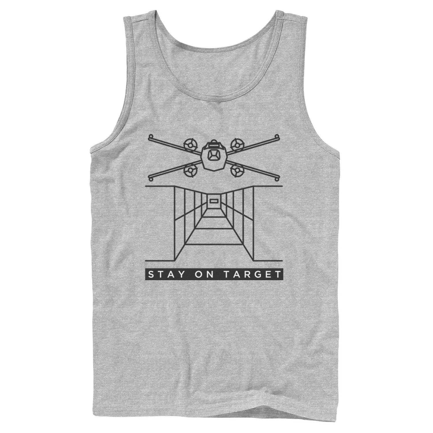 

Мужская майка с рисунком Star Wars Stay On Target Line