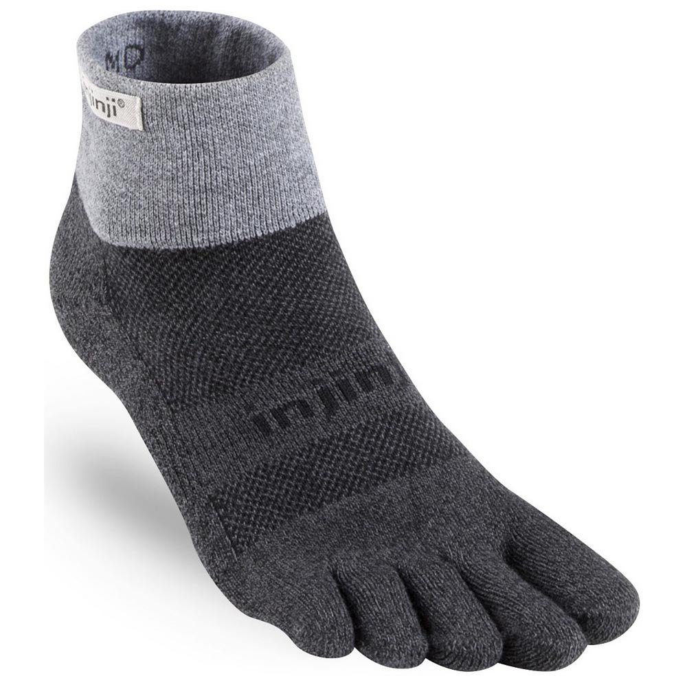 

Носки Injinji Trail Midweight Minicrew Coolmax, серый