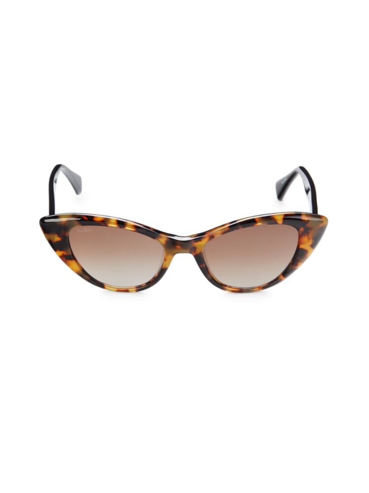 

Солнцезащитные очки «кошачий глаз» в стиле ретро, 51 мм Max Mara, цвет Havana