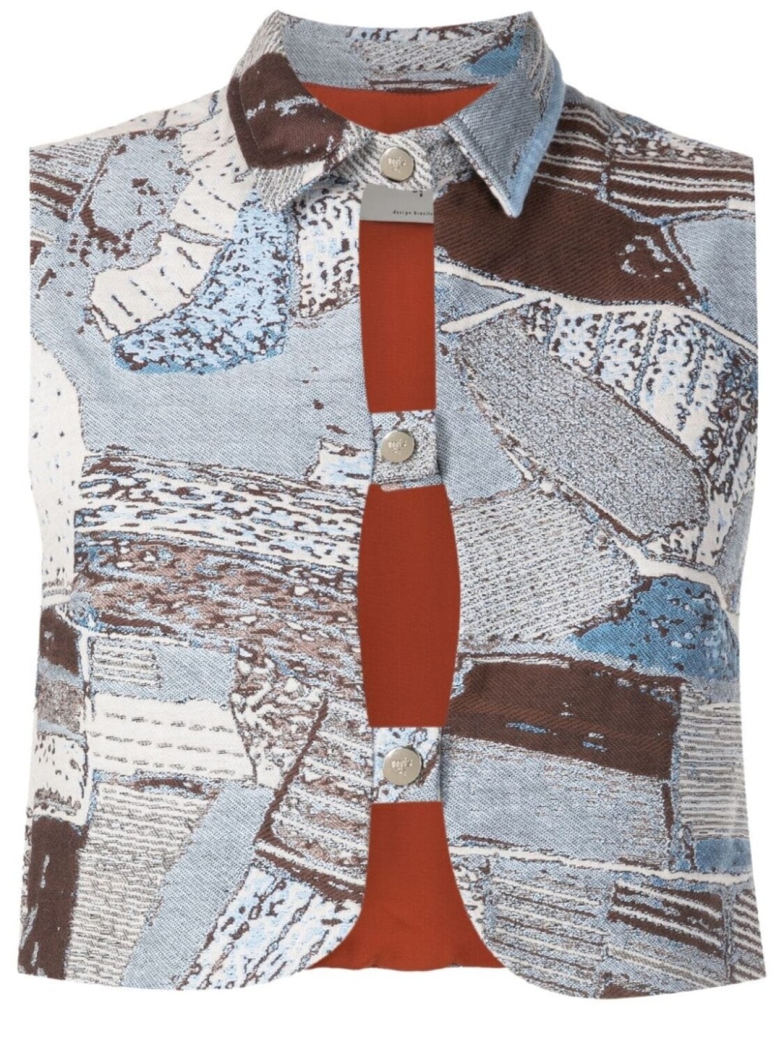 

Жаккардовый жилет Helena MISCI, синий