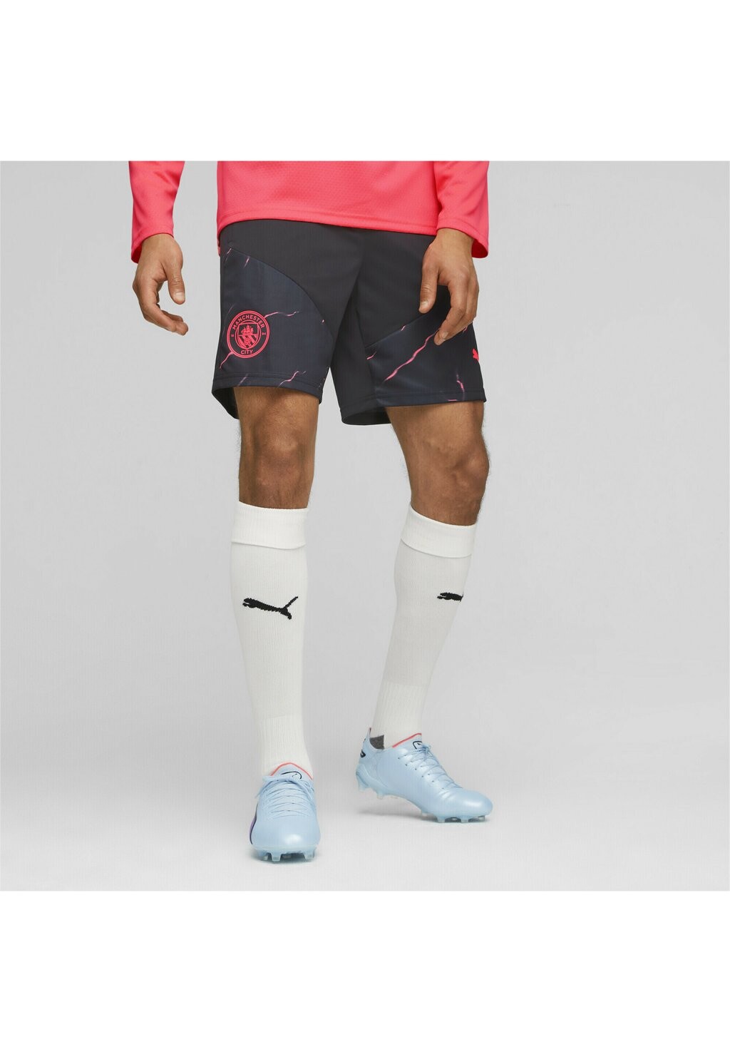 

Спортивные шорты MANCHESTER CITY Puma, тёмно-синий сияние заката